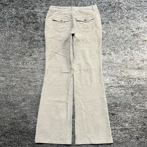 St. John's Bay Corduroy Pants Womens 4 (30x28) Beige Flare Bootcut Preppy